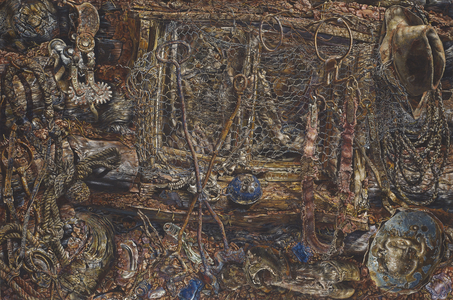 The Rustlers, 1961-62 (gouache on paper)