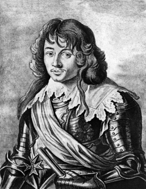 Claude de Rouvroy, duke of Saint-Simon (1607-1693) French courtier, father of memorialist Louis, engraving