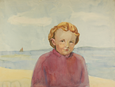 Lenin as a Child, 1950s (w/c on paper)