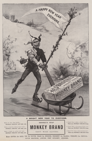 Advertisement, Brooke's Soap (engraving)