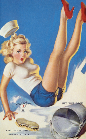 Hit the Deck, Mutoscope Card, 1940s (colour litho)