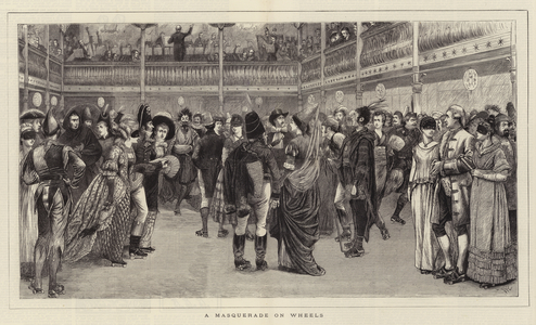 A Masquerade on Wheels (engraving)