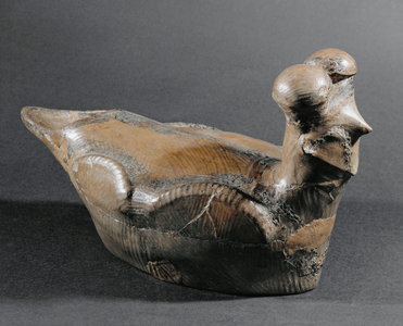 Vessel in form of a water fowl (terracotta)