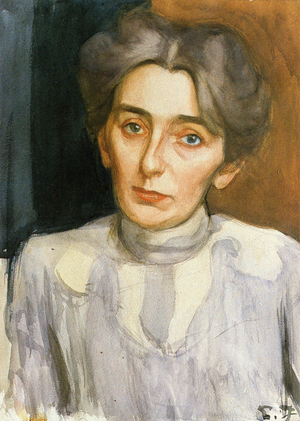 Portrait of Aino Sibelius