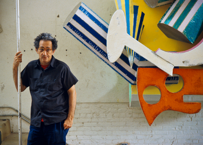 Artist Frank Stella, 1983 (photo)