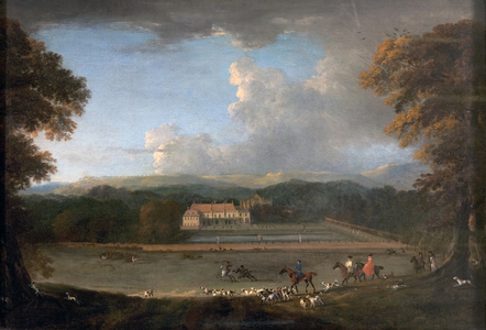East View of Newstead Abbey, Nottinghamshire, 1726 (oil on canvas)