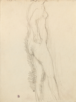 Nude Back, 1920 (pencil on paper)