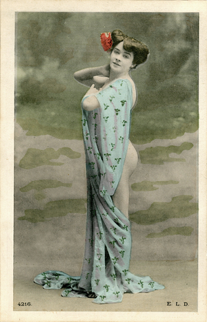 Naked woman, c. early 1900’s (postcard)