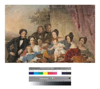 Sinigallia Family, sketch, 1840's