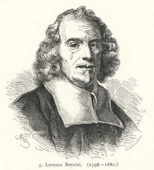 Gian Lorenzo Bernini, Italian Baroque sculptor and architect (engraving)