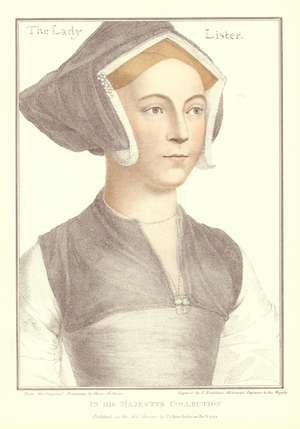 The Lady Lister (aquatint)