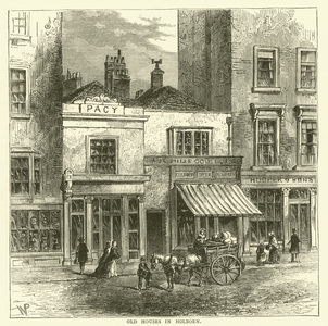 Old Houses in Holborn (engraving)