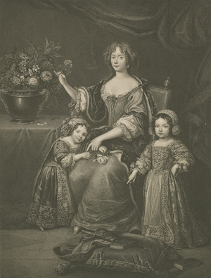 Henrietta Stuart, Duchess DOrleans (litho)
