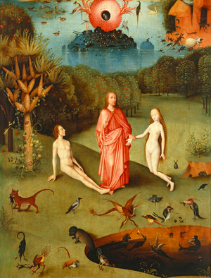 The Creation, detail, 15th-16th century (oil on panel)