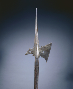 Halberd, c.1500-25 (steel & wood)