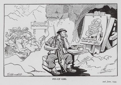 Strube WW2 cartoon (litho)