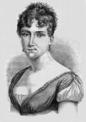 Hortense de Beauharnais, 19th century (engraving)