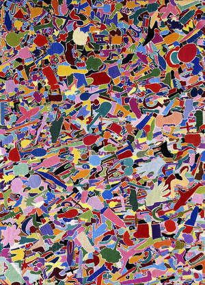 Everything; Tutto, 1988-89 (embroidered fabric)