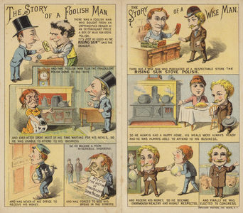 Story of the Wise Man and the Foolish Man (chromolitho)