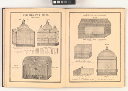 Page from 'Illustrated Catalogue of Wire Goods', 1887 (engraving)