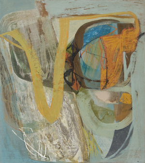 Sea Air, 2016 (acrylic on canvas laid on to wood panel)