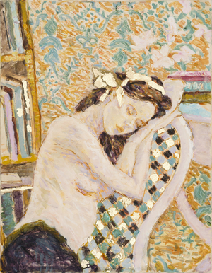"A Pilgrim Soul" II, 2013 (oil & gold leaf on canvas)