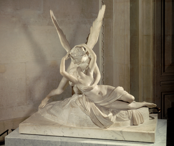 psyche revived by love's kiss, 18th century (sculpture)