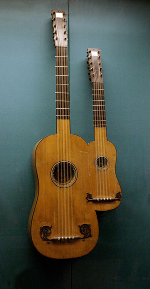 Double guitar made by