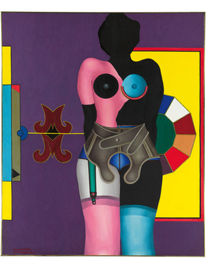 Marilyn was Here, 1967 (oil on canvas)