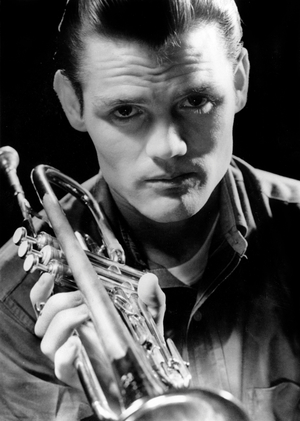 Chet Baker, 1959 (b/w photo)