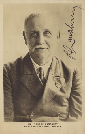 George Lansbury (b/w photo)