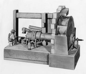 Hammer mill from Siegerland, c.1910 (b/w photo)
