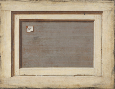 Trompe l'oeil, The Reverse of a Framed Painting, 1668-72 (oil on canvas)