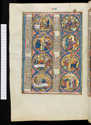 Bible moralisée, Part I., 1226 - 1275 (illumination)