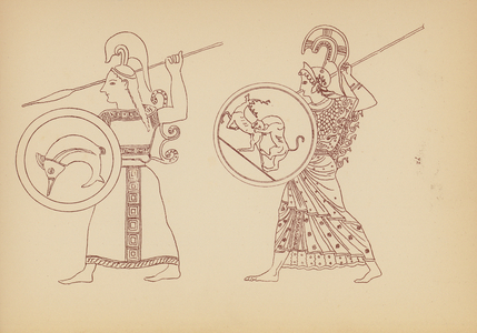 Ancient Greek Female Costume (litho)