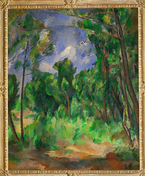 Clairiere - The glade (painting on canvas)