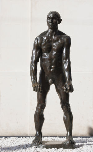 Study of a figure for The Burghers of Calais group Jean d'Aire by French artist Auguste Rodin