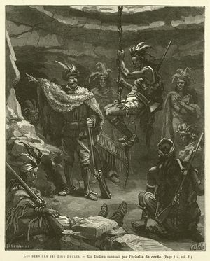 Les Derniers Des Bois-Brules (engraving)