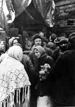II. WK, Eastern Front, Demyansk Cauldron, 1943 (photo)