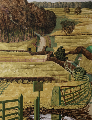 Gale Bank Plantation, 2016 (w/c with ink & gouache on paper)