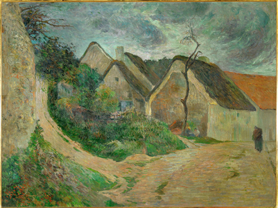 Osny, chemin montant (oil on canvas)