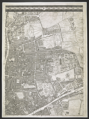 Plan of London, Whitechapel street, A plan of the cities of London and Westminster, and borough of Southwark; : with the contiguous buildings; From an actual survey, / taken by JOHN ROCQUE, Land-Surveyor, and Engraved by John Pine, John Rocque, 1762,