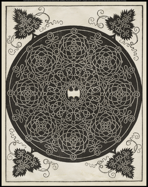 Fifth Knot, with a white shield with six points in the centre, c.1506 (woodcut)