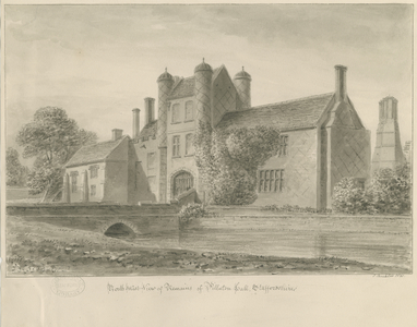 Pillaton Hall: sepia drawing, 1841 (drawing)