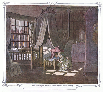 The secret about the magic fishbone, from The Magic Fishbone pub.by Warne & Co, c.1940 (colour litho)