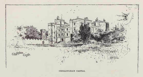 Chillingham Castle (litho)