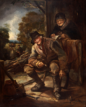 The Old Woodman, 1819 (oil on canvas)