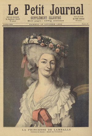 The Princess of Lamballe (colour litho)