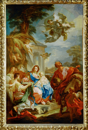 Le Repos pendant la fuite en Egypte - Rest on the flight to Egypt ...