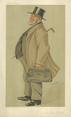 Sir John Rigby (colour litho)